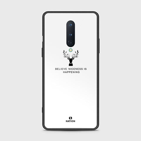 OnePlus 8 4G Cover - Nice Series - D46 - HQ Ultra Shine Premium Infinity Glass Soft Silicon Borders Case ( Fast Delivery )