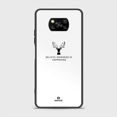 Xiaomi Poco X3 Pro Cover - Nice Series - D21 - HQ Ultra Shine Premium Infinity Glass Soft Silicon Borders Case ( Fast Delivery )
