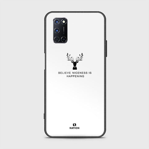 Oppo A72 Cover - Nice Series - D24 - HQ Ultra Shine Premium Infinity Glass Soft Silicon Borders Case ( Fast Delivery )
