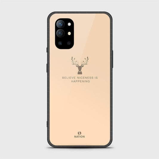 OnePlus 9R Cover - Nice Series - D15 - HQ Ultra Shine Premium Infinity Glass Soft Silicon Borders Case ( Fast Delivery )