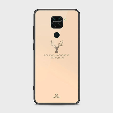 Xiaomi Redmi Note 9 Cover - Nice Series - HQ Ultra Shine Premium Infinity Glass Soft Silicon Borders Case