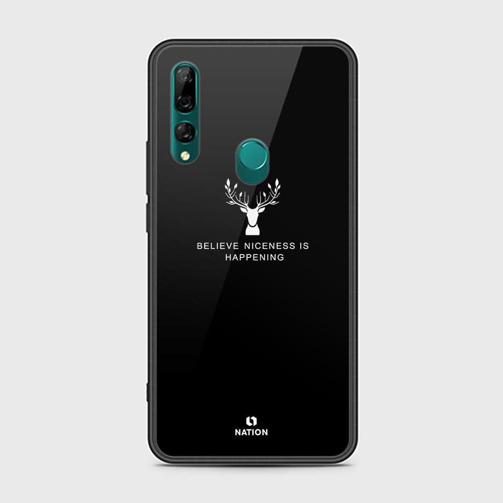 Huawei Y9 Prime 2019 Cover - Nice Series -( D27 ) HQ Ultra Shine Premium Infinity Glass Soft Silicon Borders Case ( Fast Delivery )