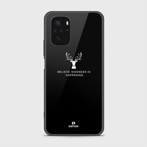 Xiaomi Redmi Note 10 4G Cover - Nice Series - D348 - HQ Ultra Shine Premium Infinity Glass Soft Silicon Borders Case ( Fast Delivery )