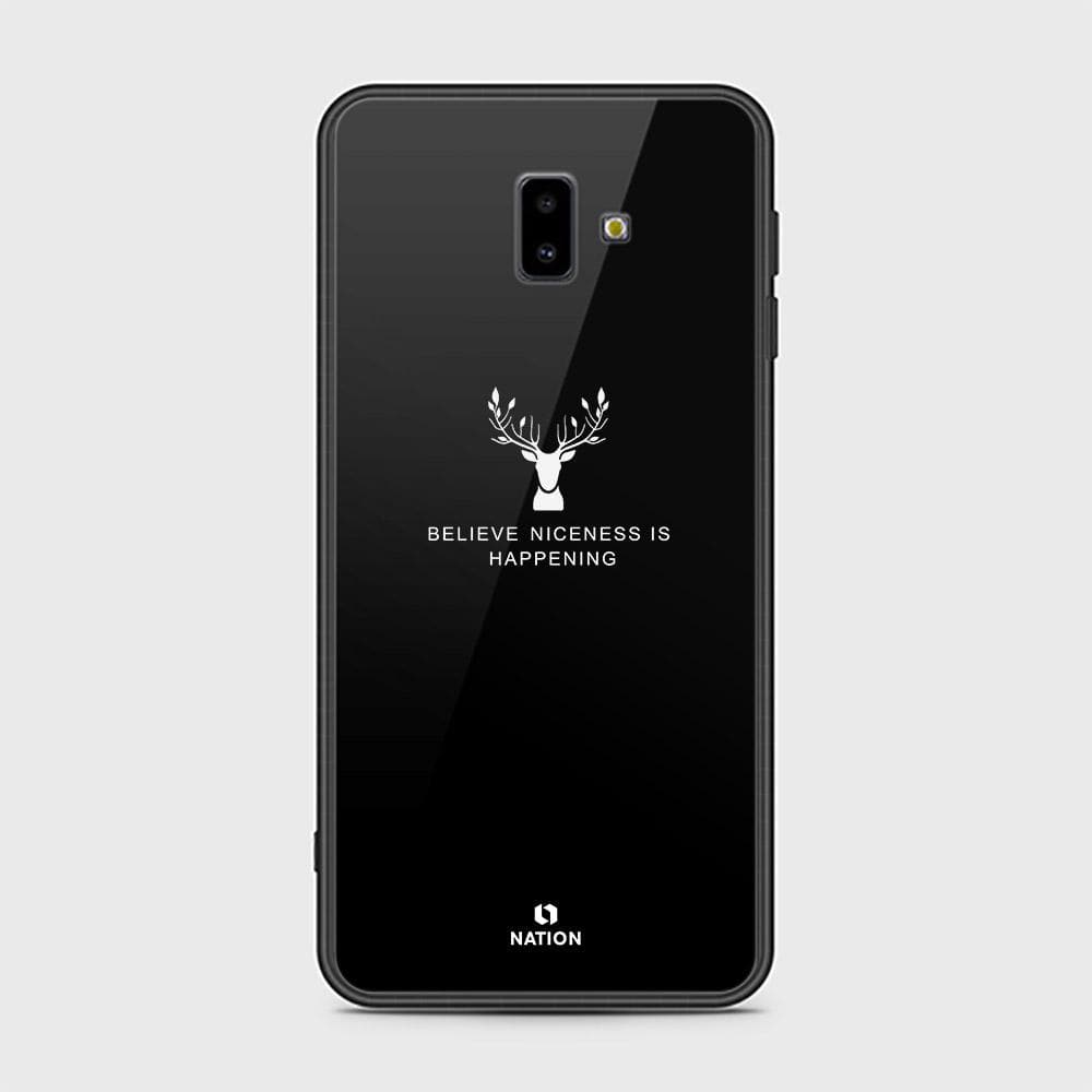 Samsung Galaxy J6 Plus 2018 Cover - Nice Series - D419 - HQ Ultra Shine Premium Infinity Glass Soft Silicon Borders Case ( Fast Delivery )