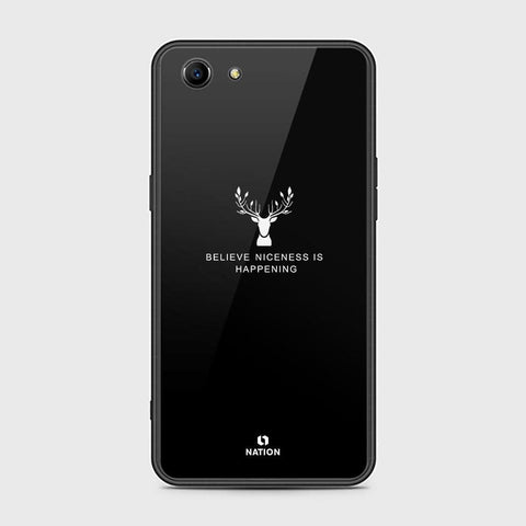 Oppo A83 Cover - Nice Series - D364 - HQ Ultra Shine Premium Infinity Glass Soft Silicon Borders Case ( Fast Delivery )