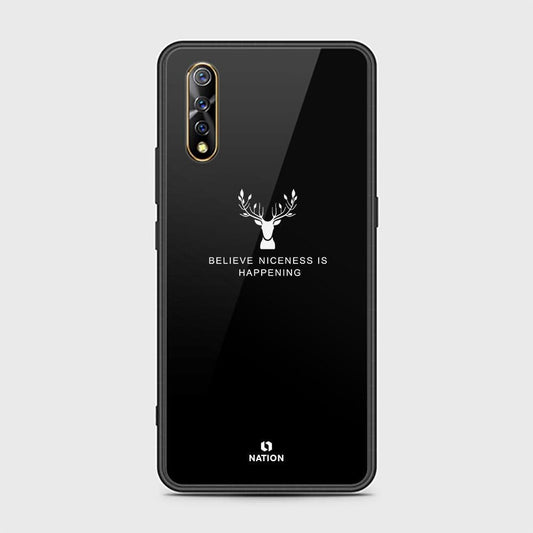 Vivo S1 Cover - Nice Series - D42 - HQ Ultra Shine Premium Infinity Glass Soft Silicon Borders Case ( Fast Delivery )