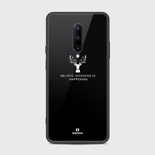 OnePlus 7 Pro Cover - Nice Series -  ( D42 ) HQ Ultra Shine Premium Infinity Glass Soft Silicon Borders Case ( Fast Delivery )