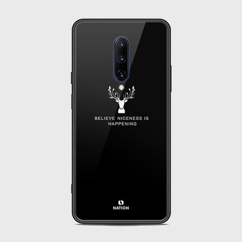 OnePlus 7 Pro Cover - Nice Series - D41 - HQ Ultra Shine Premium Infinity Glass Soft Silicon Borders Case ( fast delivery )