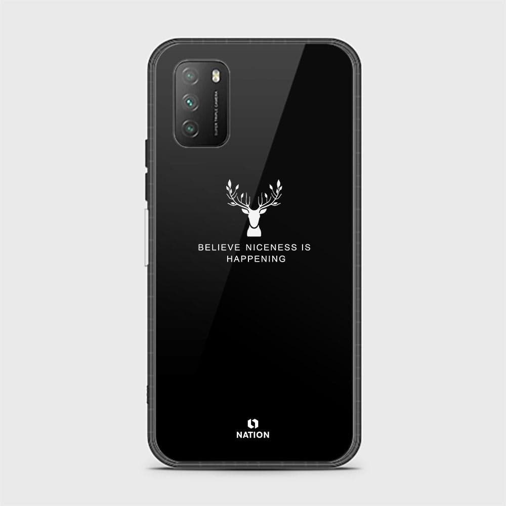 Xiaomi Poco M3 Cover - Nice Series - HQ Ultra Shine Premium Infinity Glass Soft Silicon Borders Case (Fast Delivery)