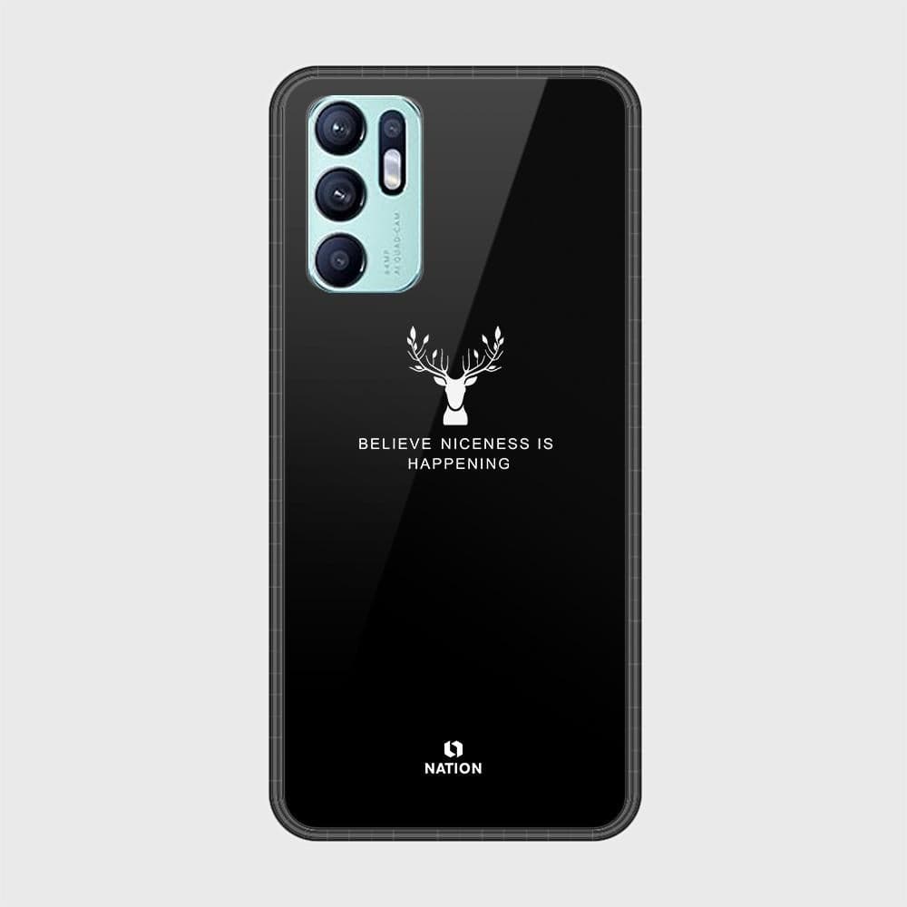 Oppo Reno 6 Cover- Design 3 -Nice Series - HQ Ultra Shine Premium Infinity Glass Soft Silicon Borders Case (Fast Delivery)