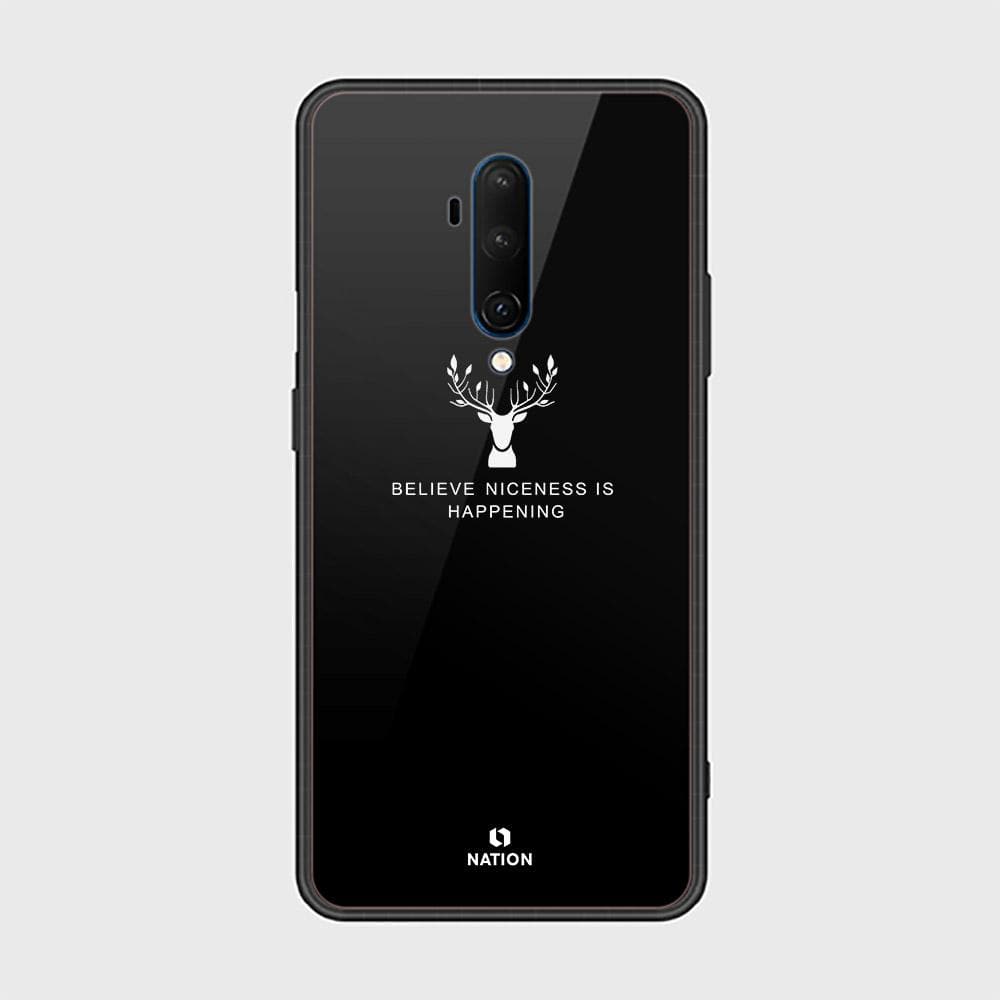 OnePlus 7T Pro Cover - Nice Series - D17 - HQ Ultra Shine Premium Infinity Glass Soft Silicon Borders Case ( Fast Delivery )