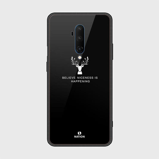 OnePlus 7T Pro Cover - Nice Series - ( D7 ) HQ Ultra Shine Premium Infinity Glass Soft Silicon Borders Case ( Fast Delivery )