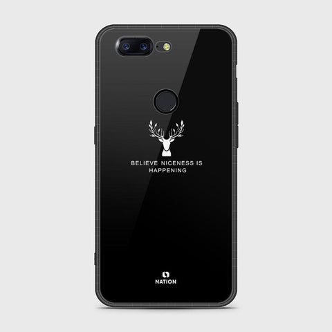 OnePlus 5T Cover- Nice Series - D27 - HQ Ultra Shine Premium Infinity Glass Soft Silicon Borders Case ( Fast Delivery )