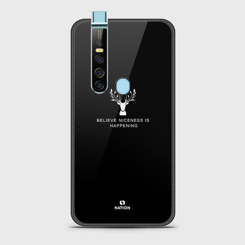 Tecno Camon 15 Premier Cover- Nice Series - D22 -HQ Ultra Shine Premium Infinity Glass Soft Silicon Borders Case G56 ( Fast Delivery )