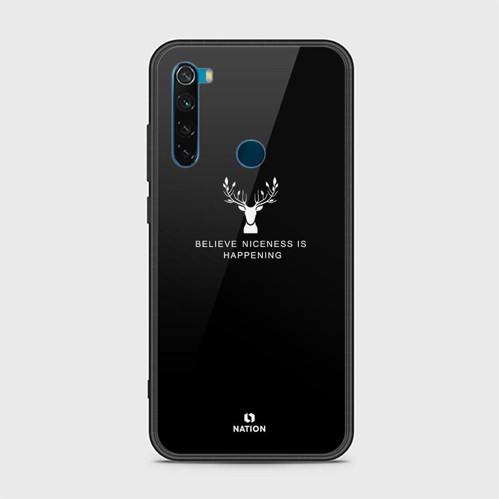 Xiaomi Redmi Note 8 Cover - Nice Series - D27 - HQ Ultra Shine Premium Infinity Glass Soft Silicon Borders Case ( Fast Delivery )
