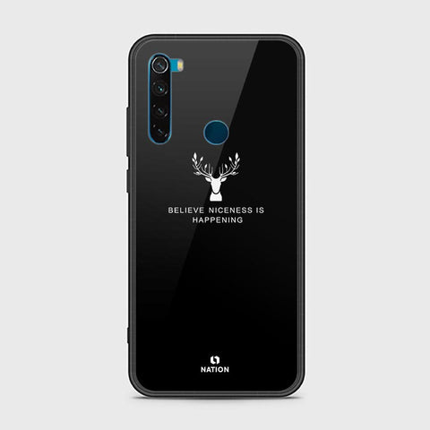 Xiaomi Redmi Note 8 Cover - Nice Series - D27 - HQ Ultra Shine Premium Infinity Glass Soft Silicon Borders Case ( Fast Delivery )