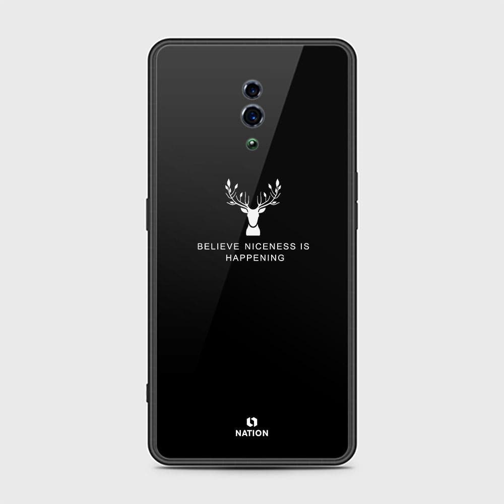 Oppo Reno Cover - Nice Series - D24 - HQ Ultra Shine Premium Infinity Glass Soft Silicon Borders Case ( Fast Delivery )