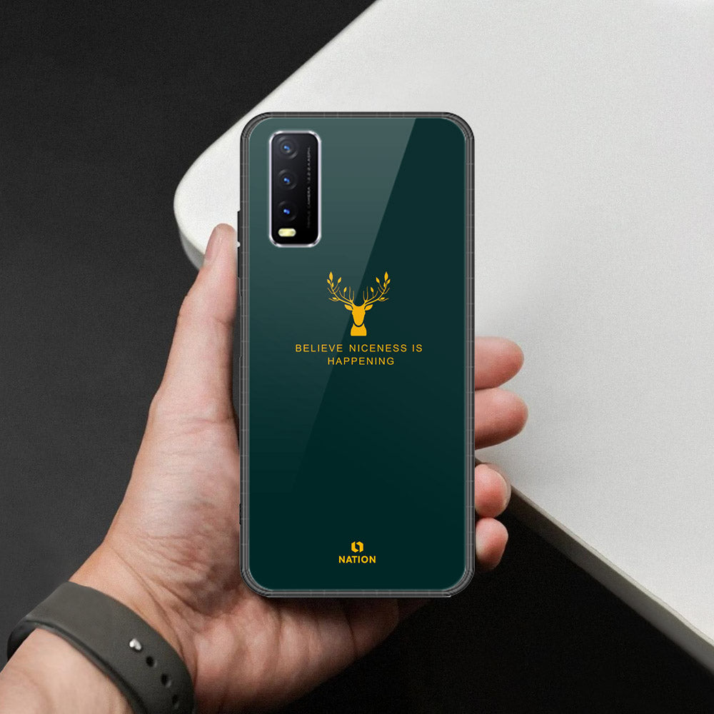 Vivo Y11s Cover - Nice Series - HQ Ultra Shine Premium Infinity Glass Soft Silicon Borders Case
