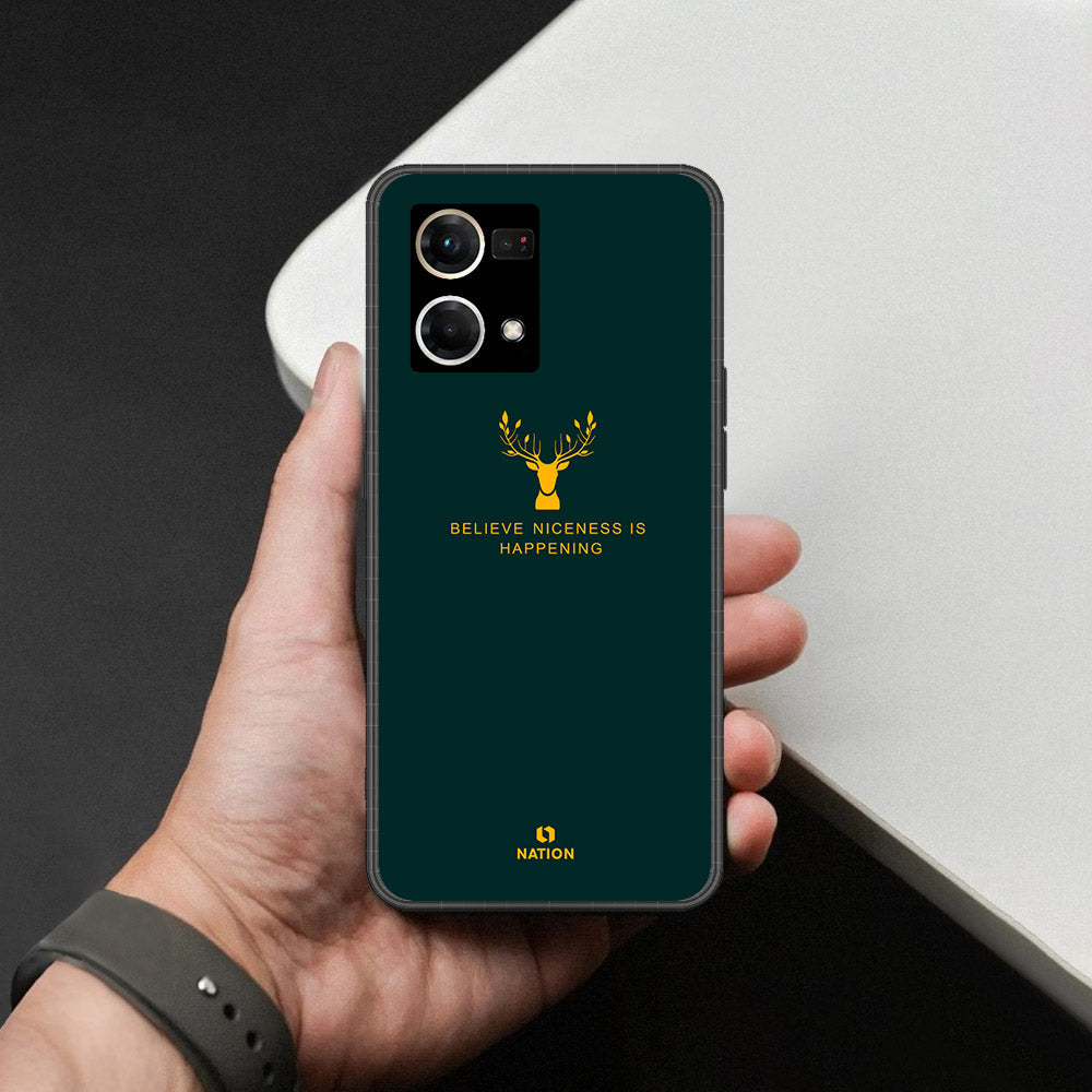 Oppo F21 Pro 4G Cover - Nice Series - HQ Ultra Shine Premium Infinity Glass Soft Silicon Borders Case