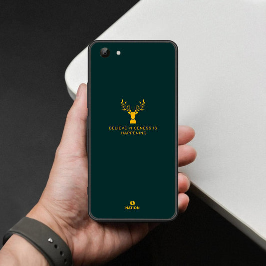 Vivo Y81 Cover - Nice Series - HQ Ultra Shine Premium Infinity Glass Soft Silicon Borders Case
