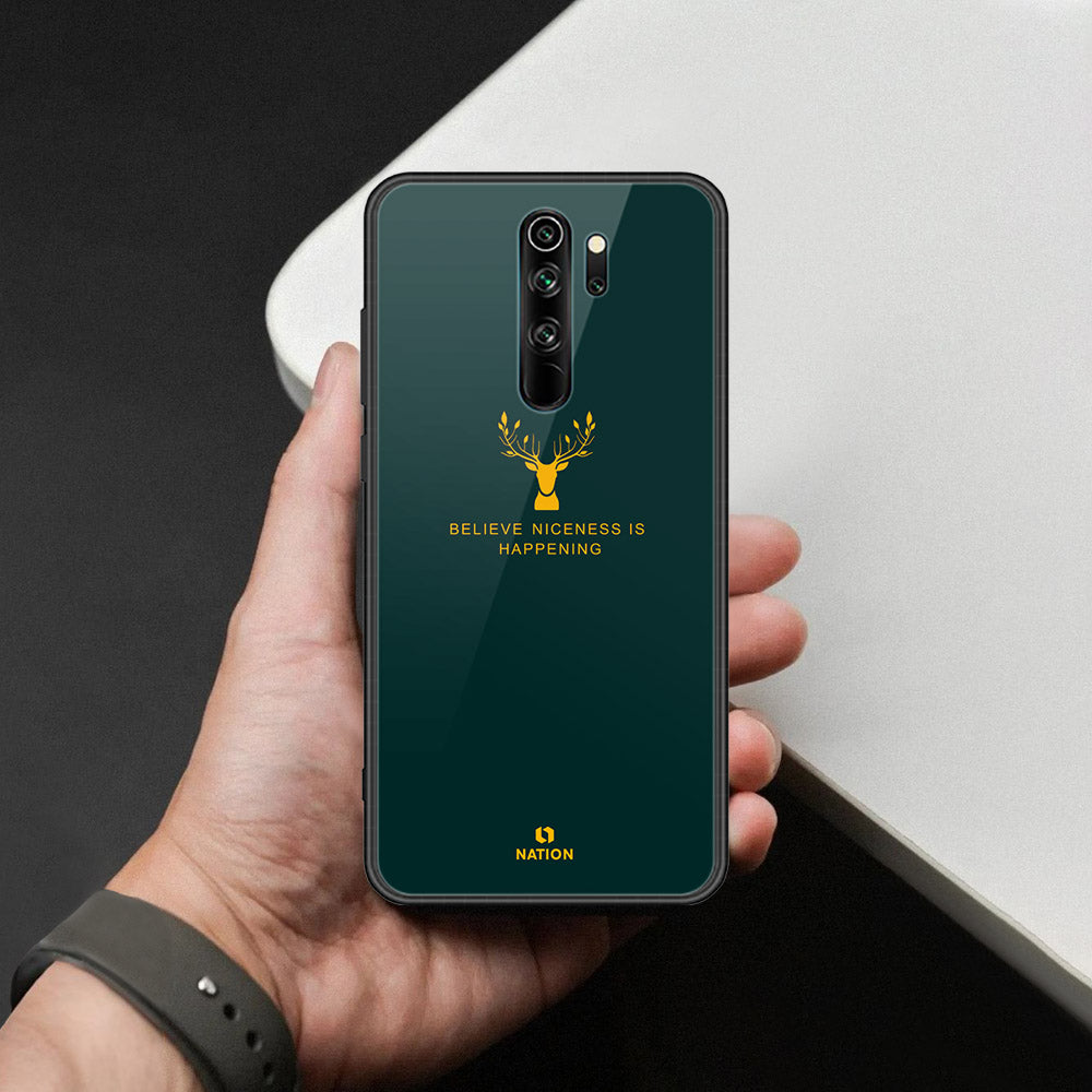 Xiaomi Redmi Note 8 Pro Cover - Nice Series - HQ Ultra Shine Premium Infinity Glass Soft Silicon Borders Case