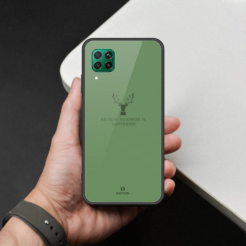 Huawei Nova 7i Cover - Nice Series - HQ Ultra Shine Premium Infinity Glass Soft Silicon Borders Case