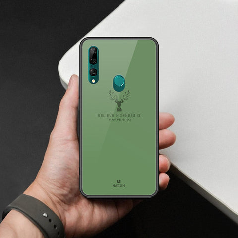 Huawei Y9 Prime 2019 Cover - Nice Series - HQ Ultra Shine Premium Infinity Glass Soft Silicon Borders Case