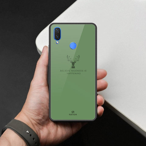 Huawei Y7 Prime 2019 / Y7 2019 / Y7 Pro 2019 Cover - Nice Series - HQ Ultra Shine Premium Infinity Glass Soft Silicon Borders Case