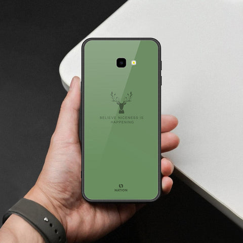 Samsung Galaxy J4 Plus Cover - Nice Series - HQ Ultra Shine Premium Infinity Glass Soft Silicon Borders Case