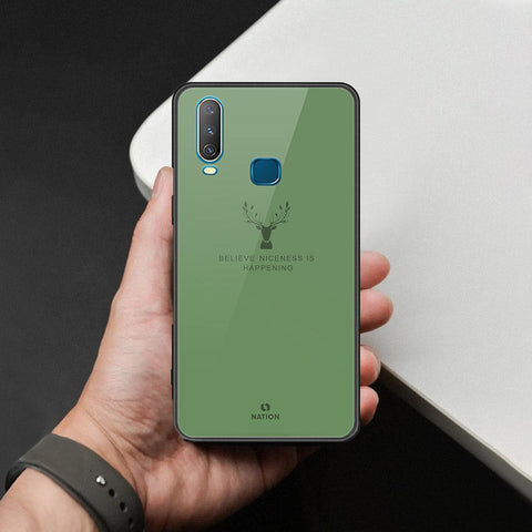 Vivo Y17 Cover - Nice Series - HQ Ultra Shine Premium Infinity Glass Soft Silicon Borders Case