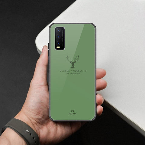 Vivo Y12s Cover - Nice Series - HQ Ultra Shine Premium Infinity Glass Soft Silicon Borders Case