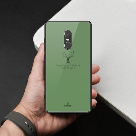 Xiaomi Redmi Note 4 / 4X Cover - Nice Series - HQ Ultra Shine Premium Infinity Glass Soft Silicon Borders Case