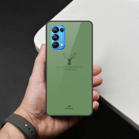 Oppo Reno 5 Pro 5G Cover - Nice Series - HQ Ultra Shine Premium Infinity Glass Soft Silicon Borders Case
