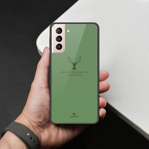 Samsung Galaxy S22 5G Cover - Nice Series - HQ Ultra Shine Premium Infinity Glass Soft Silicon Borders Case