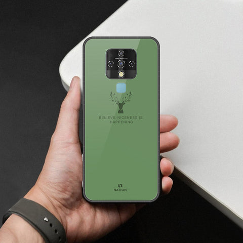 Tecno Camon 16 SE Cover - Nice Series - HQ Ultra Shine Premium Infinity Glass Soft Silicon Borders Case