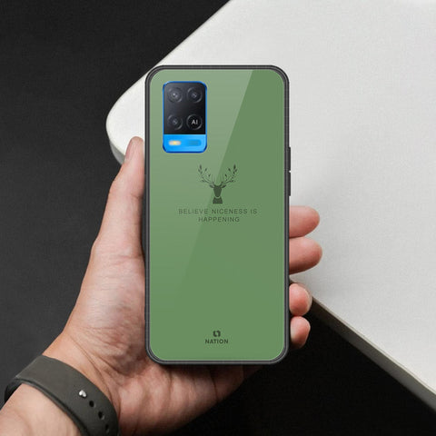 Oppo A54 4G Cover - Nice Series - HQ Ultra Shine Premium Infinity Glass Soft Silicon Borders Case