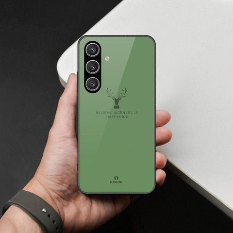 Samsung Galaxy S26 Plus Cover - Nice Series - HQ Ultra Shine Premium Infinity Glass Soft Silicon Borders Case