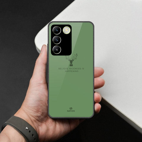 Vivo Y100 4G Cover - Nice Series - HQ Ultra Shine Premium Infinity Glass Soft Silicon Borders Case