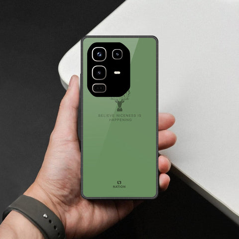 Infinix Note 50 Pro 4G Cover - Nice Series - HQ Ultra Shine Premium Infinity Glass Soft Silicon Borders Case