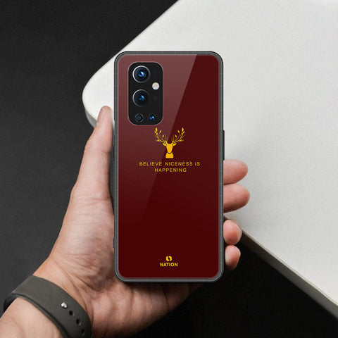OnePlus 9 Pro Cover - Nice Series - HQ Ultra Shine Premium Infinity Glass Soft Silicon Borders Case