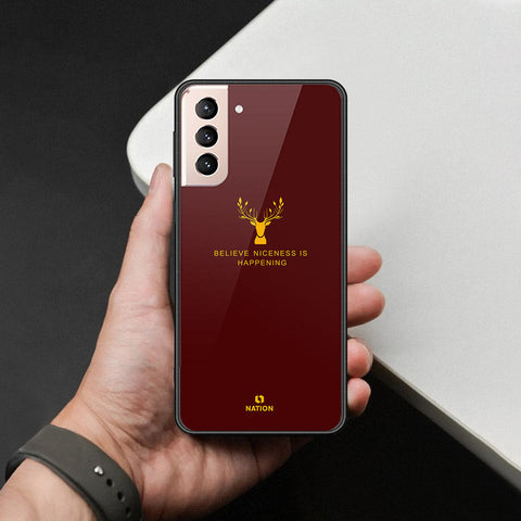 Samsung Galaxy S21 Plus 5G Cover - Nice Series - HQ Ultra Shine Premium Infinity Glass Soft Silicon Borders Case