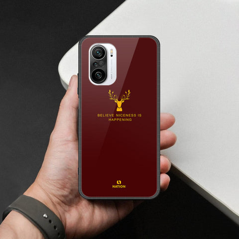 Xiaomi Redmi K40 Cover - Nice Series - HQ Ultra Shine Premium Infinity Glass Soft Silicon Borders Case