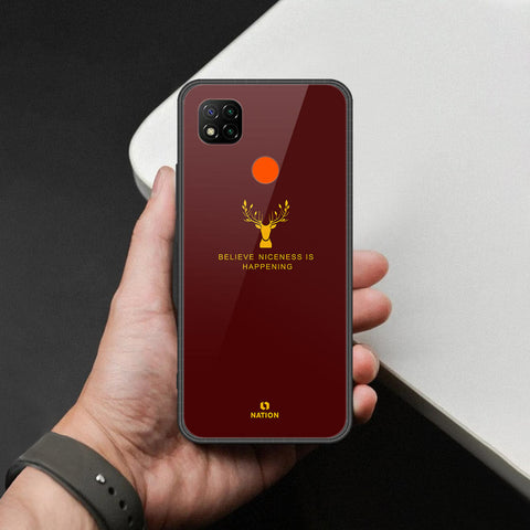 Xiaomi Redmi 9C Cover - Nice Series - HQ Ultra Shine Premium Infinity Glass Soft Silicon Borders Case