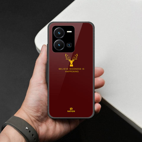 Vivo Y35 4G Cover - Nice Series - HQ Ultra Shine Premium Infinity Glass Soft Silicon Borders Case