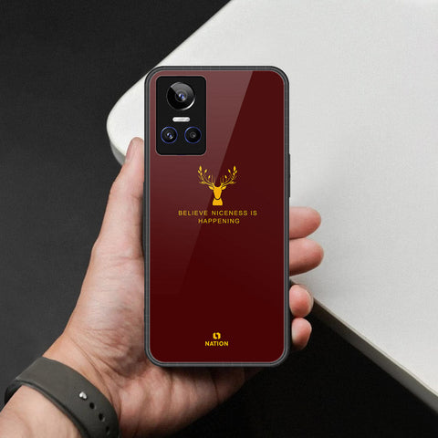Realme GT Neo 3 Cover - Nice Series - HQ Ultra Shine Premium Infinity Glass Soft Silicon Borders Case