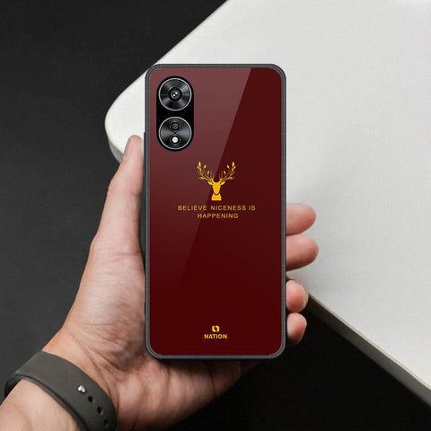 Oppo A97 5G Cover - Nice Series - HQ Ultra Shine Premium Infinity Glass Soft Silicon Borders Case