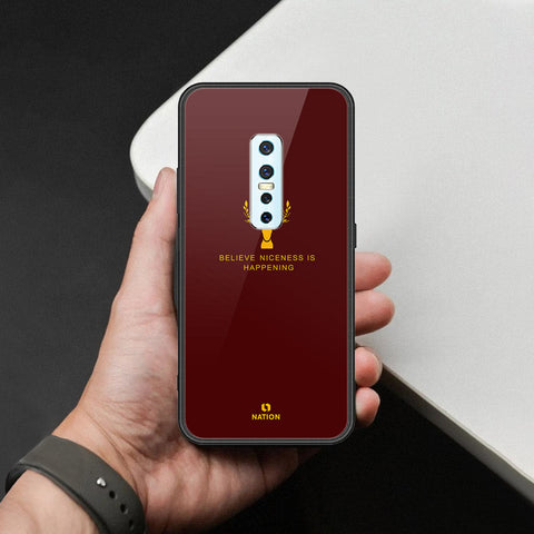 Vivo V17 Pro Cover - Nice Series - HQ Ultra Shine Premium Infinity Glass Soft Silicon Borders Case