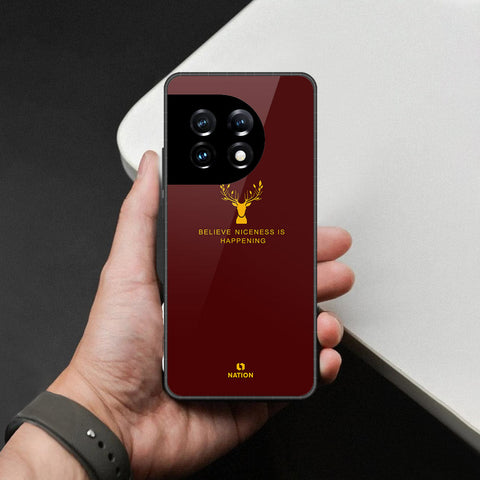 OnePlus Ace 2 Pro Cover - Nice Series - HQ Ultra Shine Premium Infinity Glass Soft Silicon Borders Case