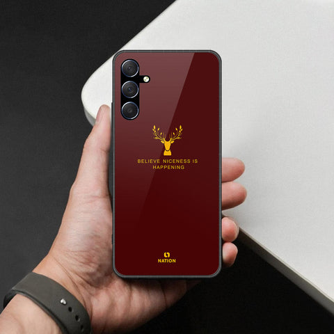 Samsung Galaxy M34 5G Cover - Nice Series - HQ Ultra Shine Premium Infinity Glass Soft Silicon Borders Case
