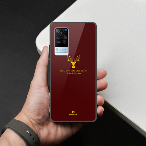 Vivo X60 Pro Cover - Nice Series - HQ Ultra Shine Premium Infinity Glass Soft Silicon Borders Case